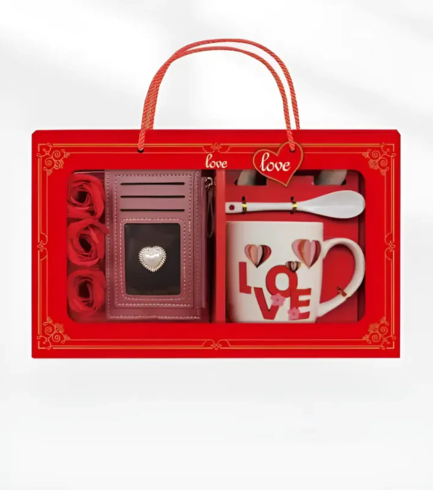 Set taza y billetera san valentin, dia de la madre 8x9cm 3