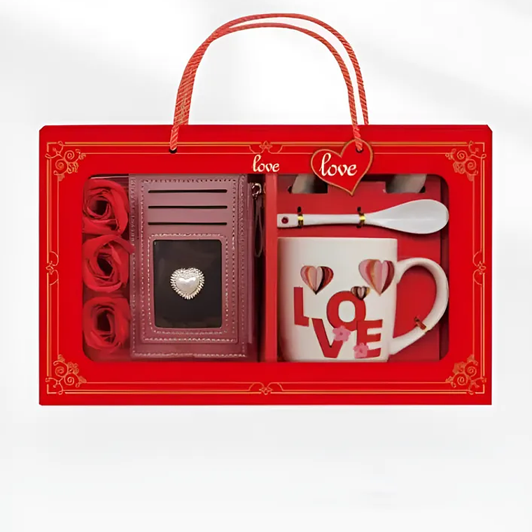 Set taza y billetera san valentin, dia de la madre 8x9cm 3
