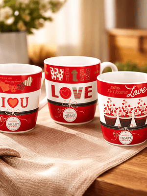 Set taza San Valentín dia de madre modelo Love 8x9cm