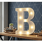 Letra B Luminosa Decorativa Con Luces Led 22cm  - Miniatura 1