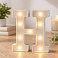 Letra H Luminosa Con Luces Led Decorativa 22cm - Miniatura 1