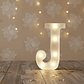 Letra J Luminosa Con Luces Led 22cm Decoración Fiestas - Miniatura 1