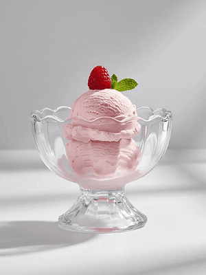 Set 6 Copa De Vidrio Para Postre O Helado 100ml