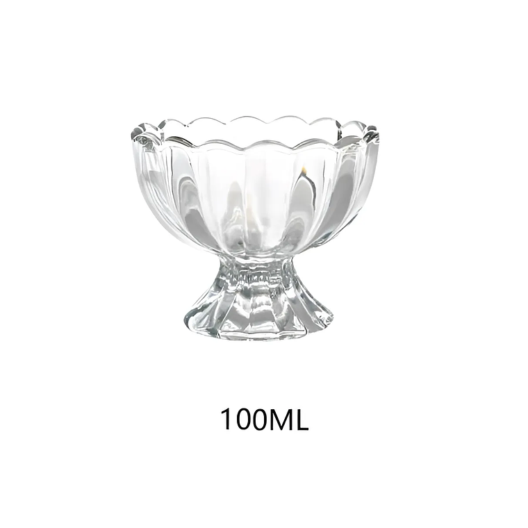 Set 6 Copa De Vidrio Para Postre O Helado 100ml 8