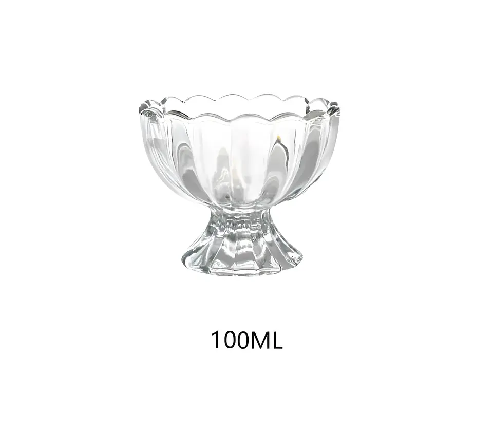 Set 6 Copa De Vidrio Para Postre O Helado 100ml 8