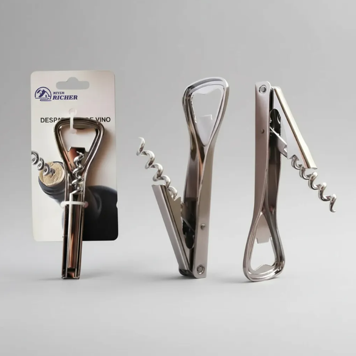 Destapador Descorchador Sacacorcho Abridor Botella 7