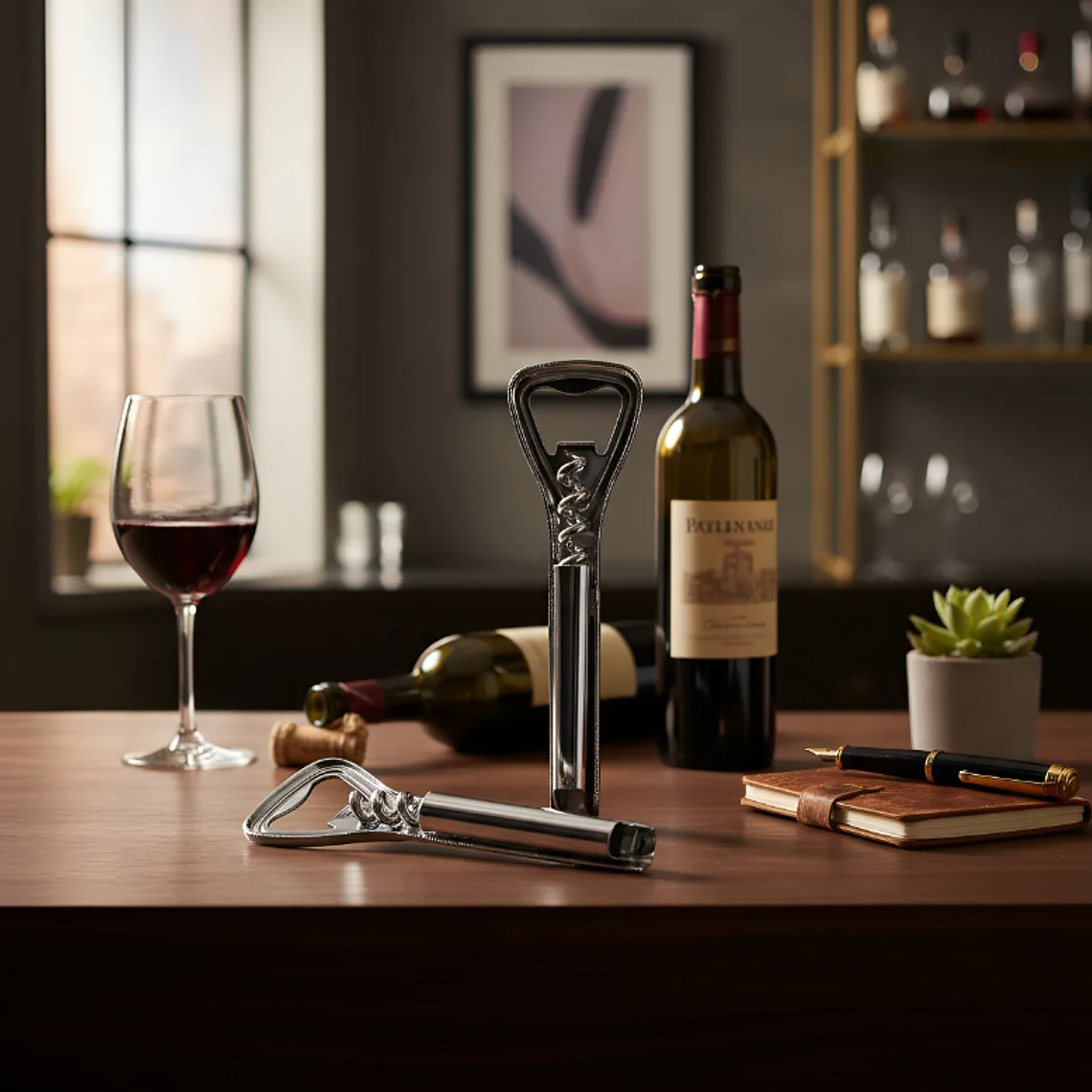 Destapador Descorchador Sacacorcho Abridor Botella 5