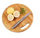 Tabla De Picar Redonda De Bambú 25 Cm Para Cocina Multiuso - Miniatura 6