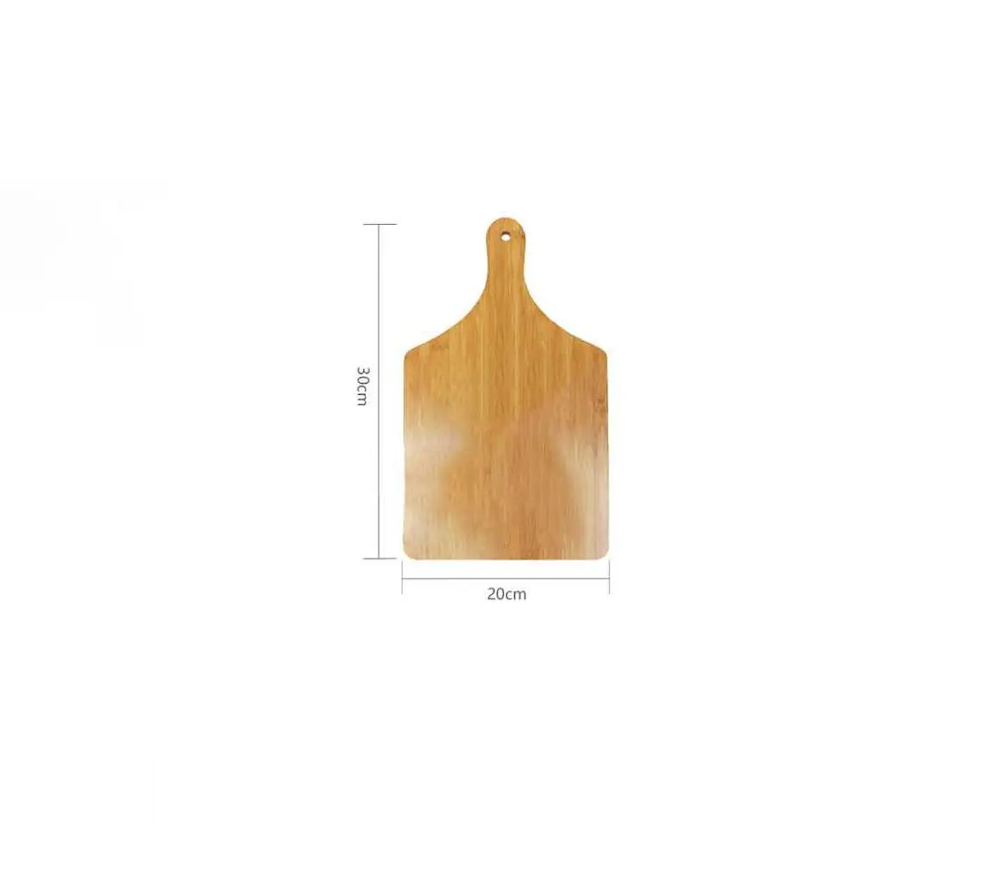 Tabla De Picar Y Servir De Bambú Con Mango 30x20cm 5