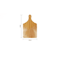 Tabla De Bambú Para Pizza Picar Y Servir Con Mango 40x24cm - Miniatura 4
