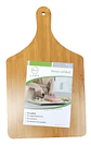Tabla De Bambú Para Pizza Picar Y Servir Con Mango 40x24cm - Miniatura 5