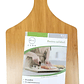 Tabla De Bambú Para Pizza Picar Y Servir Con Mango 40x24cm - Miniatura 5