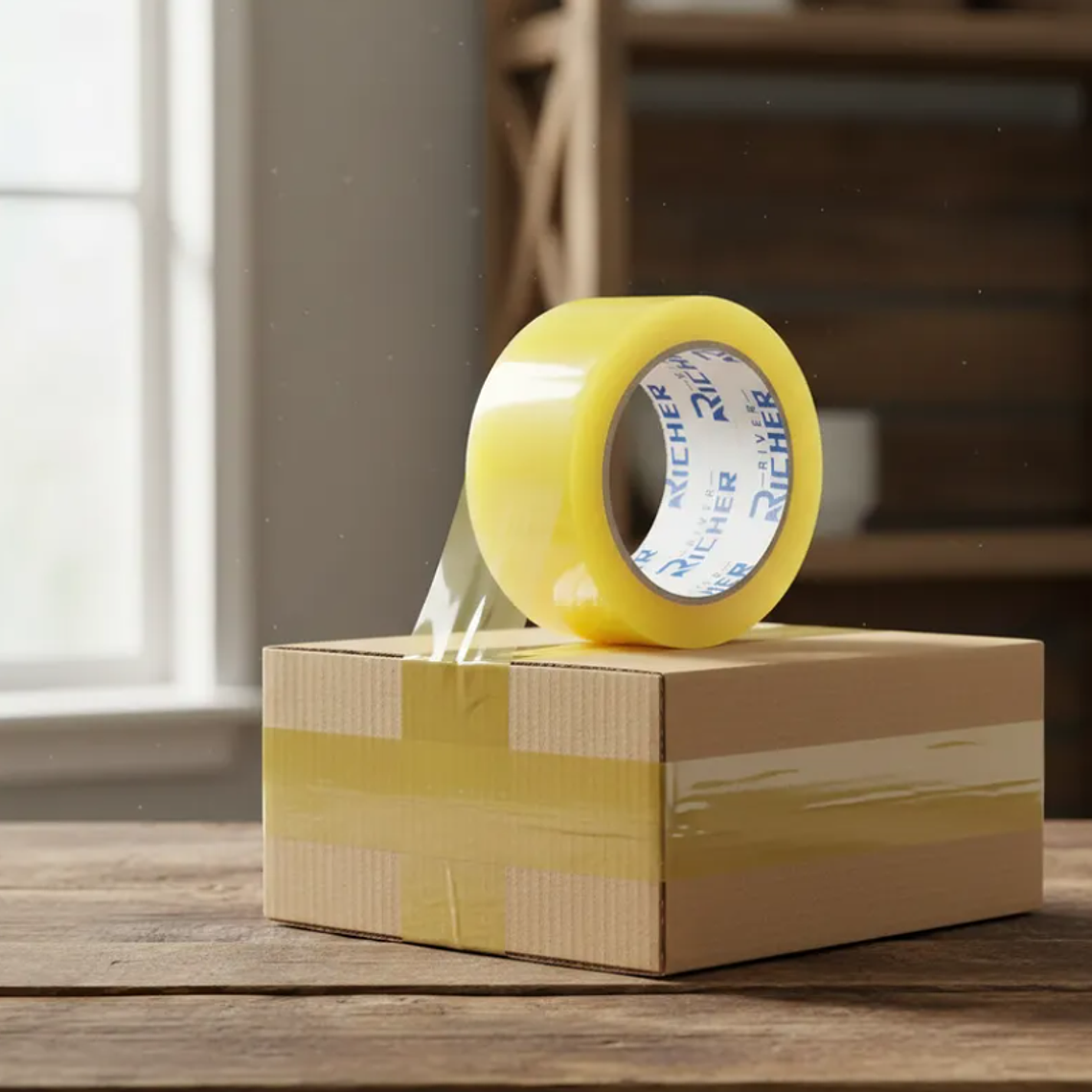 Set x6 Cinta De Embalaje Transparente 48mm X 250m  2