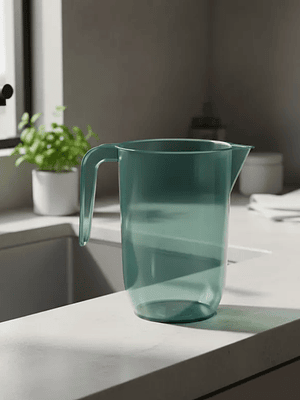 Jarro medidor plástico con asa y pico vertedo 1500ml