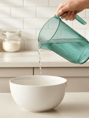 Jarro medidor plástico con asa y pico vertedo 1500ml