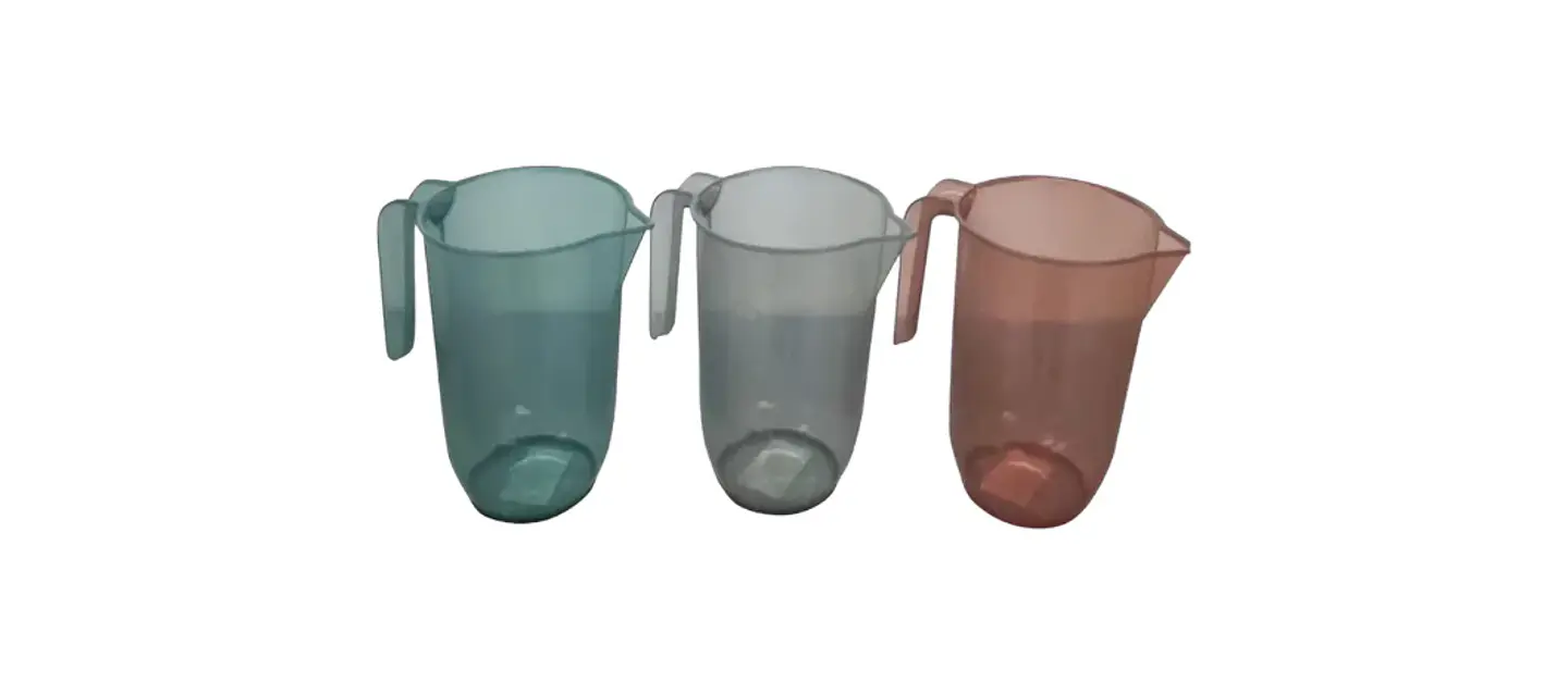 Jarro medidor plástico con asa y pico vertedo 1500ml 3