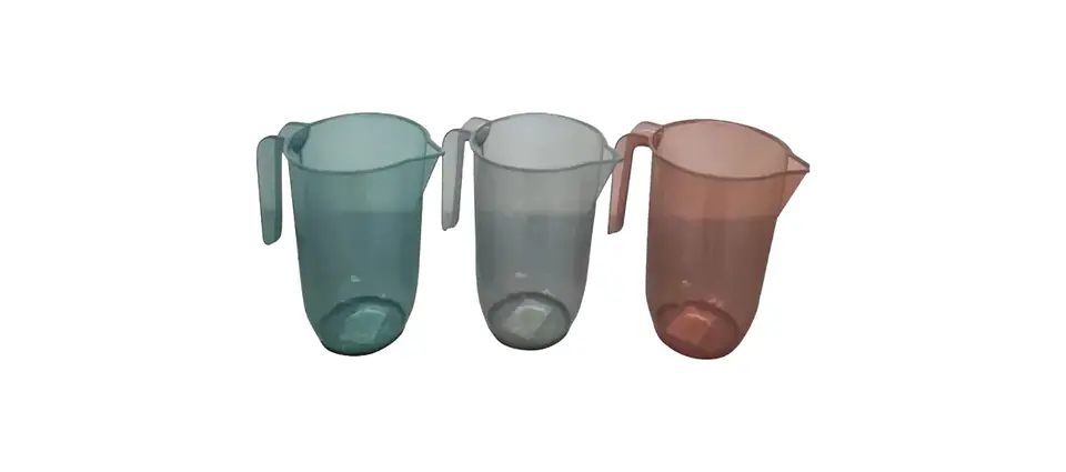 Jarro medidor plástico con asa y pico vertedo 1500ml 3