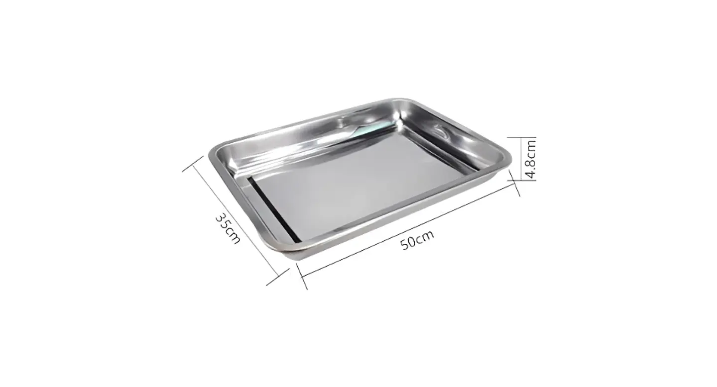 Bandeja Asadera De Horno Acero Inoxidable 4
