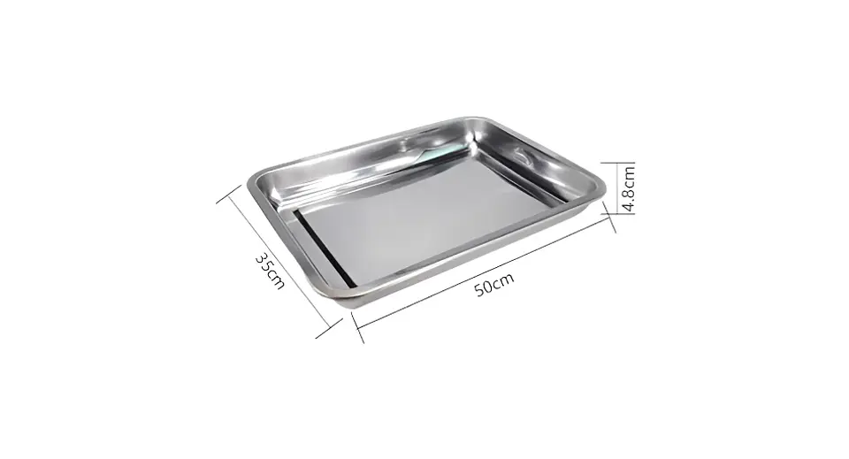 Bandeja Asadera De Horno Acero Inoxidable 4
