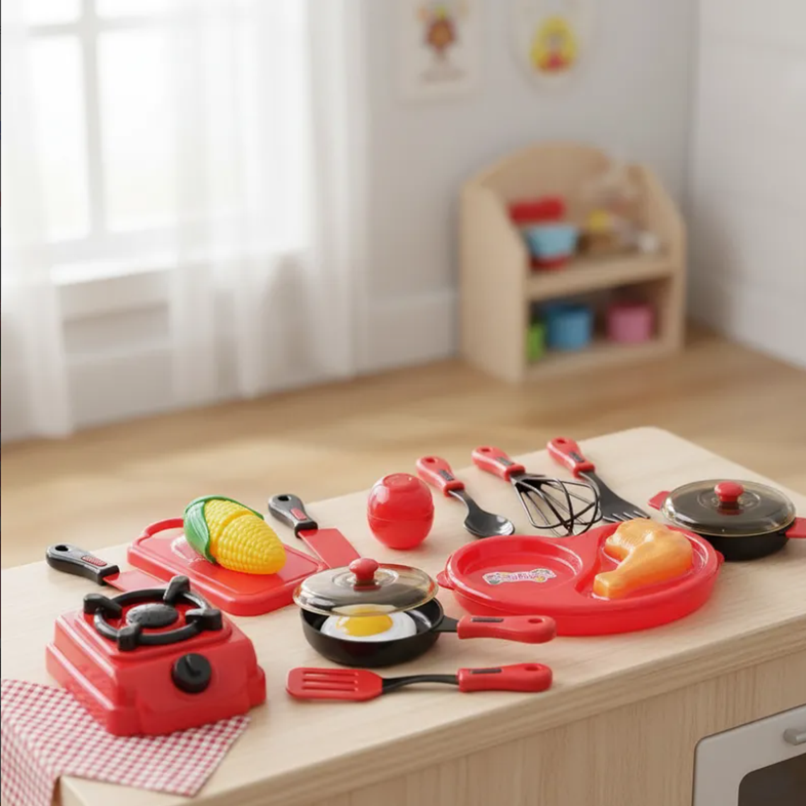Set De Cocina Juguete Infantil Con Comida Y Accesorios 2