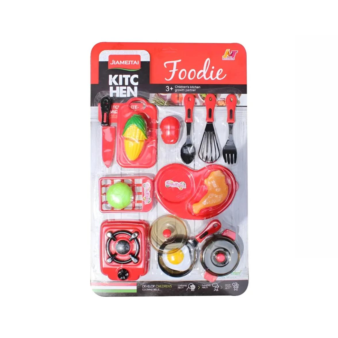 Set De Cocina Juguete Infantil Con Comida Y Accesorios 3