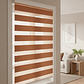 Cortina Roller Dúo Día Y Noche Terracota 180x200 Cm - Miniatura 1