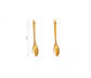 Set 12 Cucharas De Palo Madera Para Cocina 35 Cm Largo - Miniatura 3