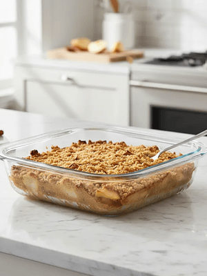 Fuente De Vidrio Para Horno Cuadrada 28cm 2.3 Litros