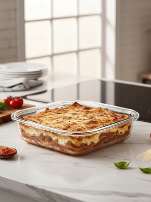 Fuente De Vidrio Para Horno Cuadrada 28cm 2.3 Litros