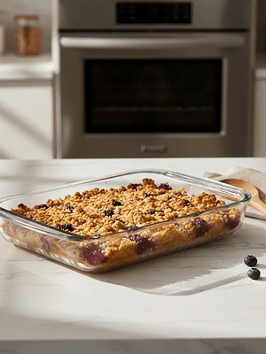 Fuente De Vidrio Rectangular Para Horno 1.5 L 29.5x18cm