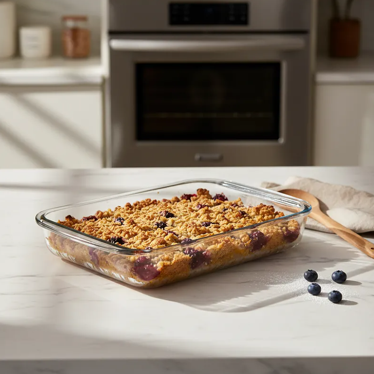 Fuente De Vidrio Rectangular Para Horno 1.5 L 29.5x18cm 2