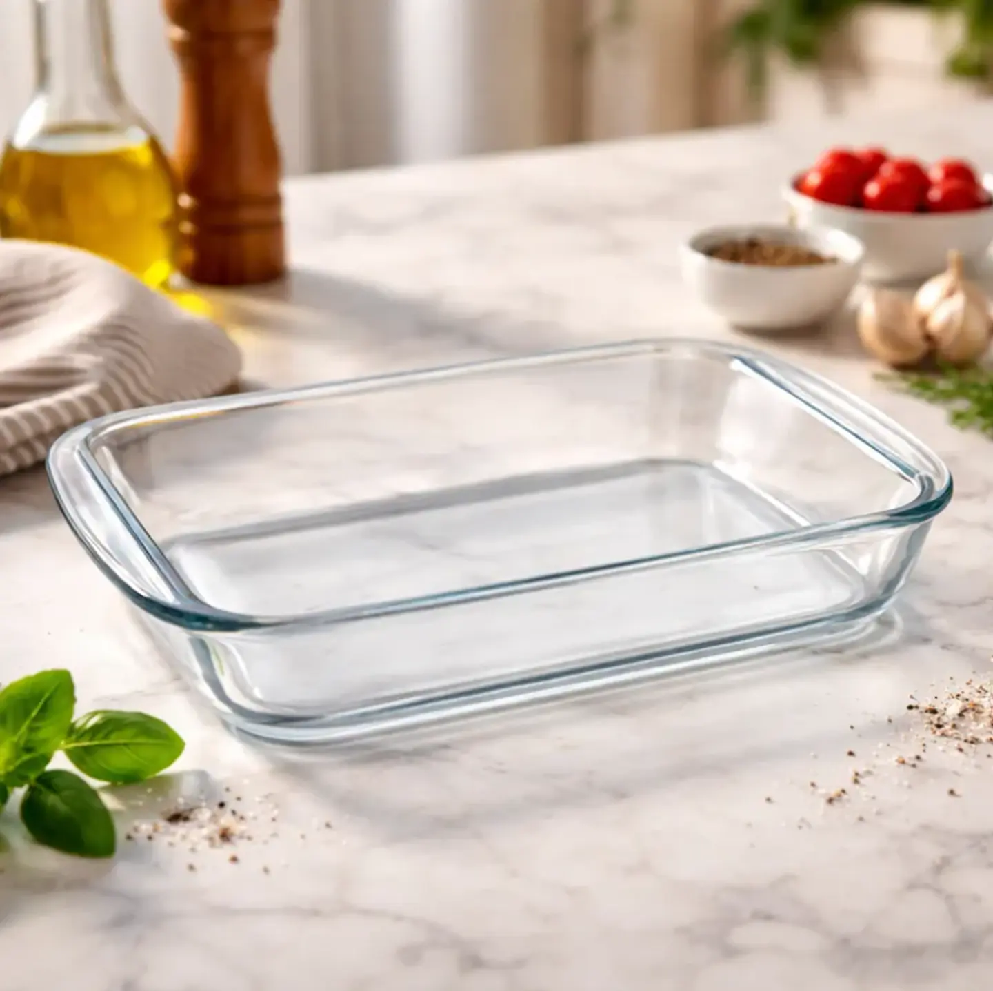 Fuente De Vidrio Rectangular Para Horno 1.5 L 29.5x18cm 3