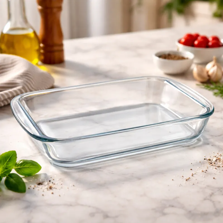 Fuente De Vidrio Rectangular Para Horno 1.5 L 29.5x18cm 3