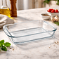 Fuente De Vidrio Rectangular Para Horno 1.5 L 29.5x18cm - Miniatura 3