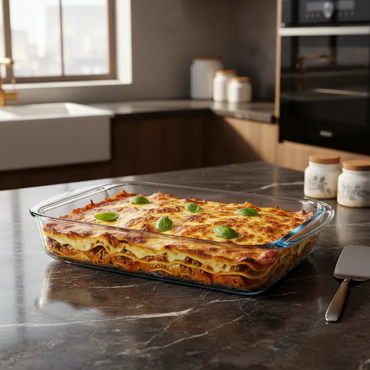 Fuente De Vidrio Rectangular Para Horno 1.5 L 29.5x18cm 4