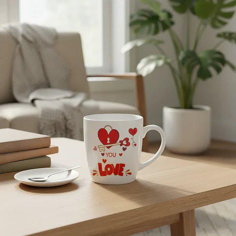 Taza cerámica San Valentín y dia de mama set