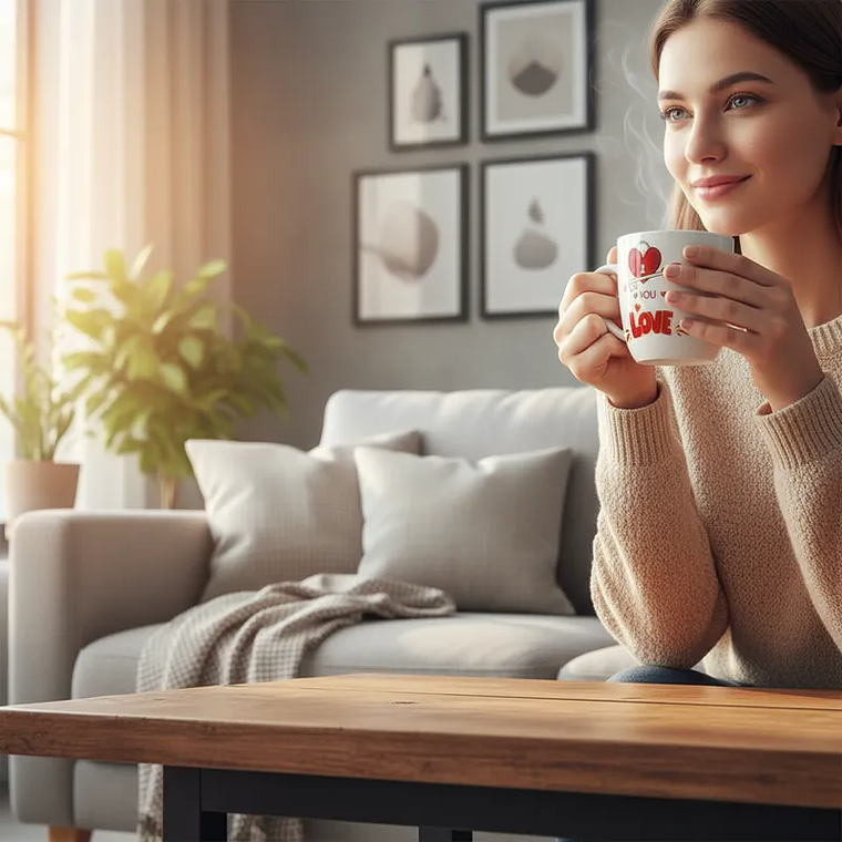 Taza cerámica San Valentín y dia de mama set 3