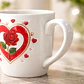 Tazón San Valentín dia mama con diseño de rosas 8cmX9cm - Miniatura 3