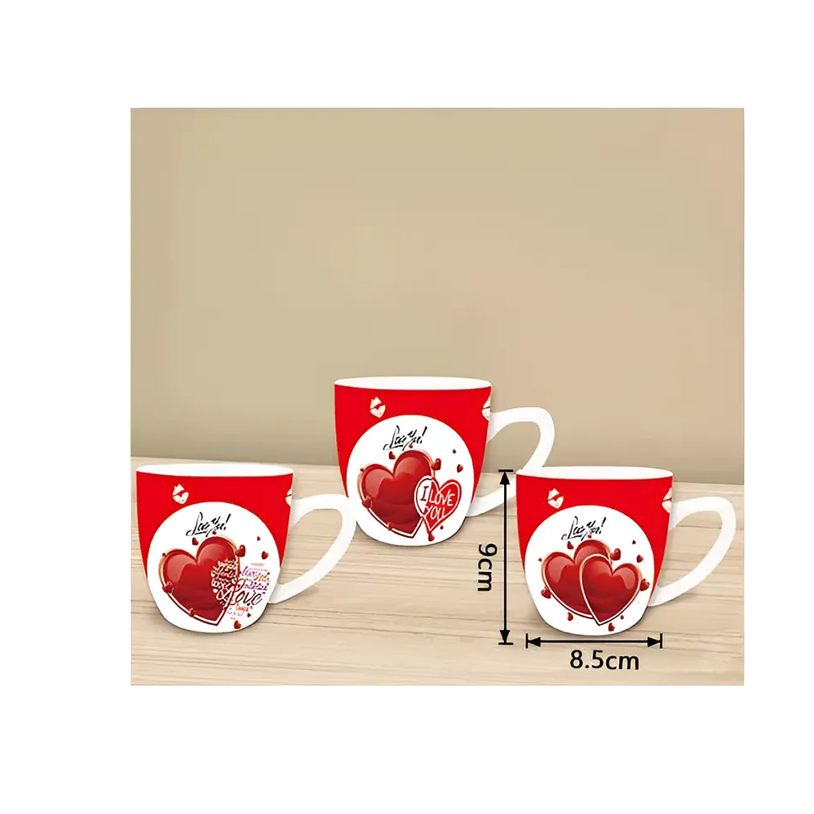 Set Regalo Taza San Valentín con Osito y Cuchara 3