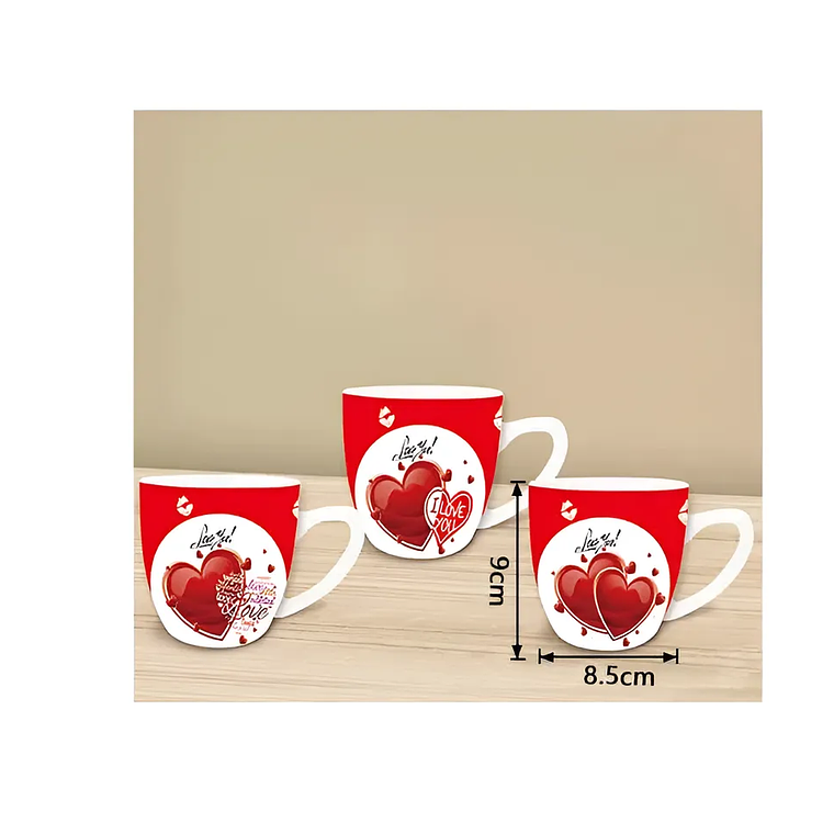 Set Regalo Taza San Valentín con Osito y Cuchara 3