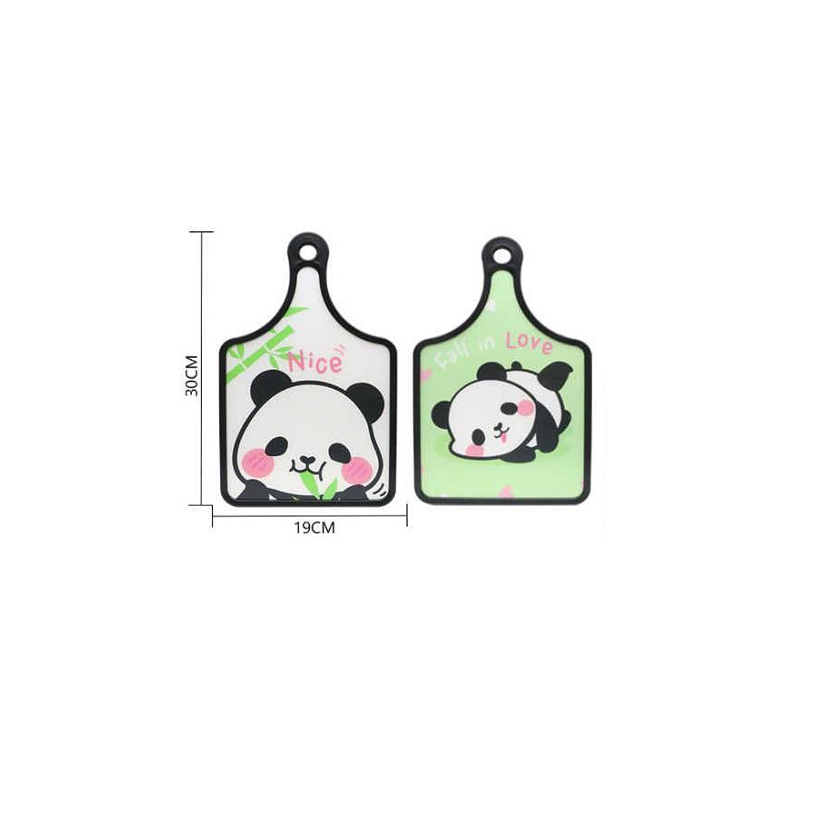 Tabla De Picar Cocina Diseño Panda Kawaii Colgante 30x19cm 5