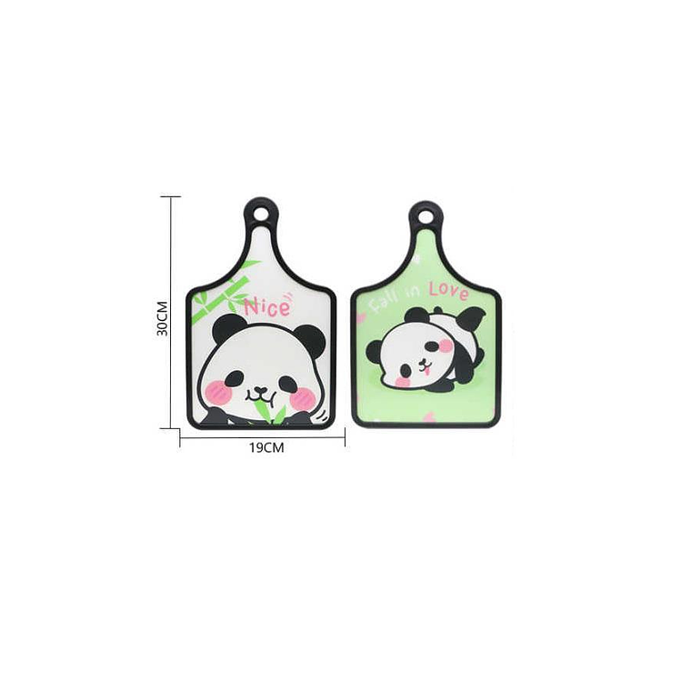 Tabla De Picar Cocina Diseño Panda Kawaii Colgante 30x19cm 5