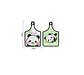 Tabla De Picar Cocina Diseño Panda Kawaii Colgante 30x19cm - Miniatura 5