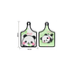 Tabla De Picar Cocina Diseño Panda Kawaii Colgante 30x19cm - Miniatura 5