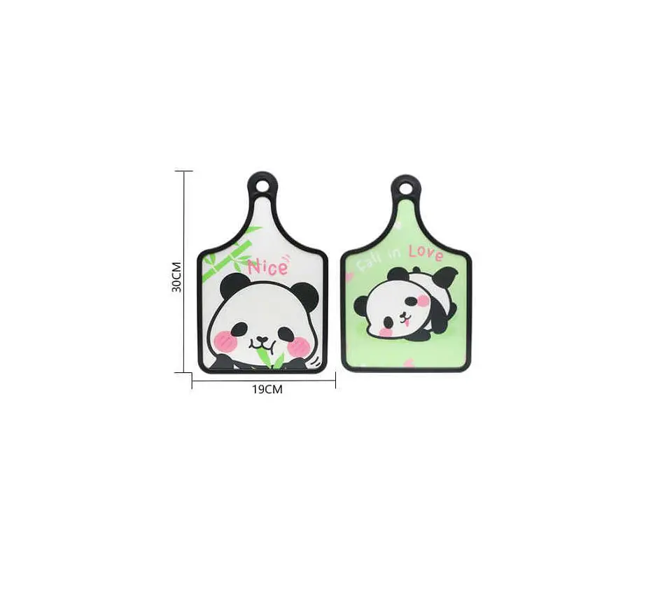 Tabla De Picar Cocina Diseño Panda Kawaii Colgante 30x19cm 5