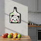 Tabla De Picar Cocina Diseño Panda Kawaii Colgante 30x19cm - Miniatura 4