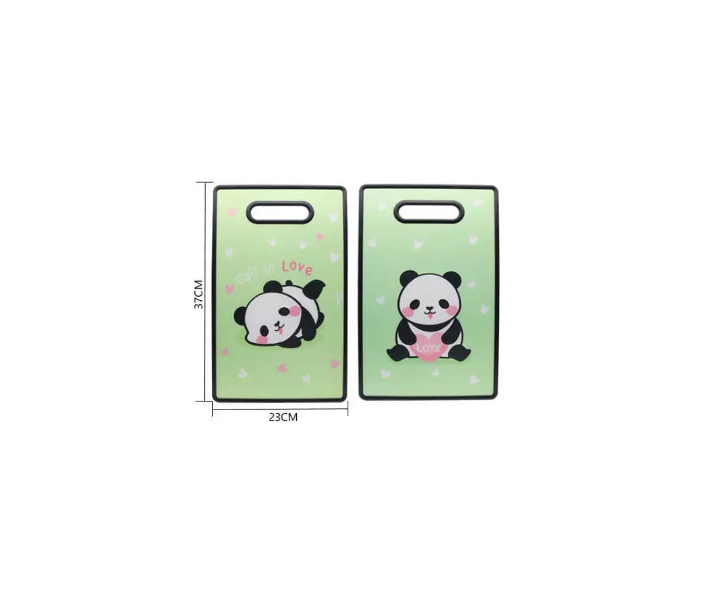 Tabla De Cortar Picar Cocina Diseño Panda Kawaii 37x23cm 5