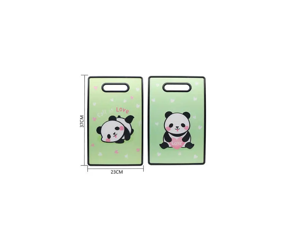 Tabla De Cortar Picar Cocina Diseño Panda Kawaii 37x23cm 5