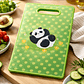 Tabla De Cortar Picar Cocina Diseño Panda Kawaii 37x23cm - Miniatura 6