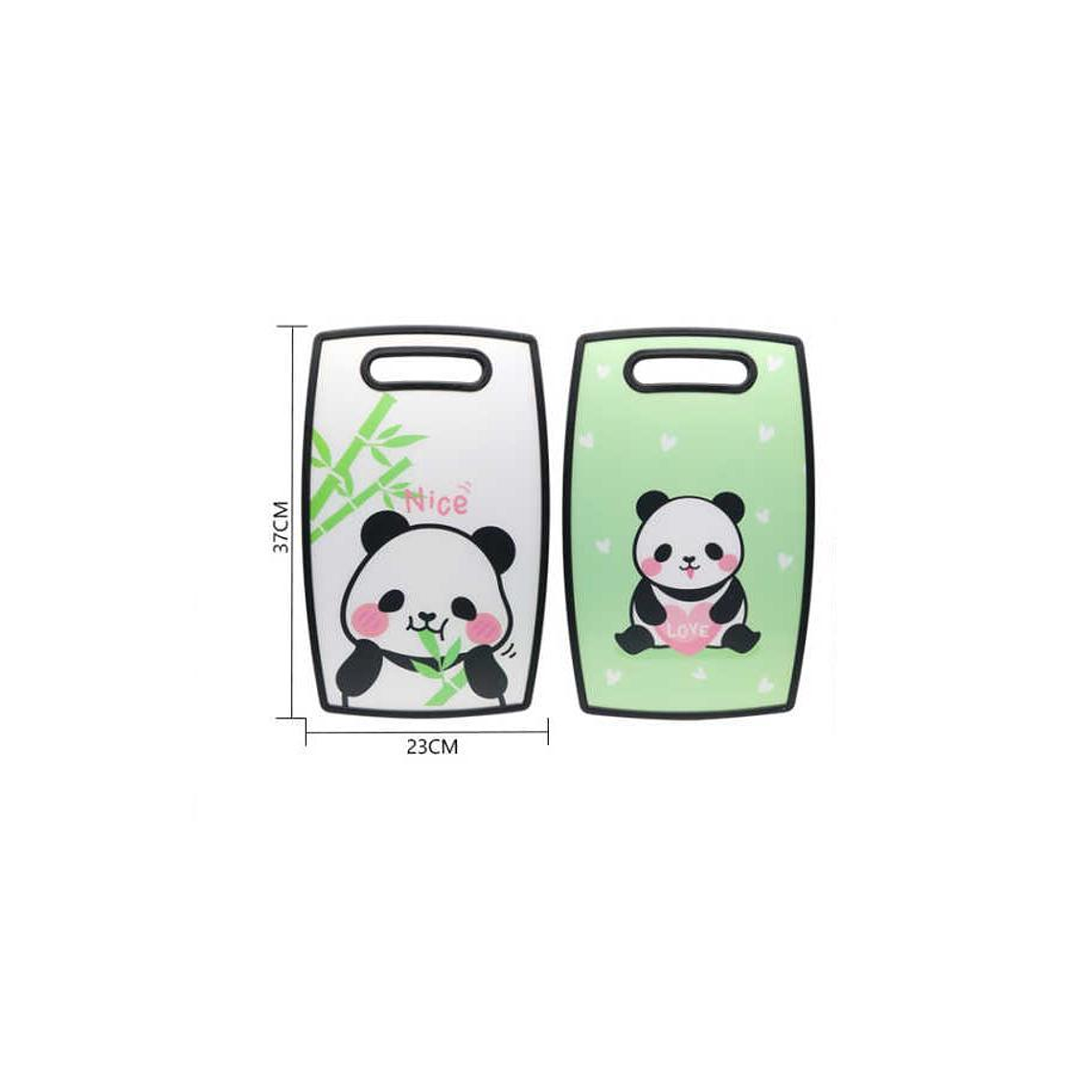 Tabla De Picar Cocina Diseño Panda Kawaii Antideslizante 37cm 3
